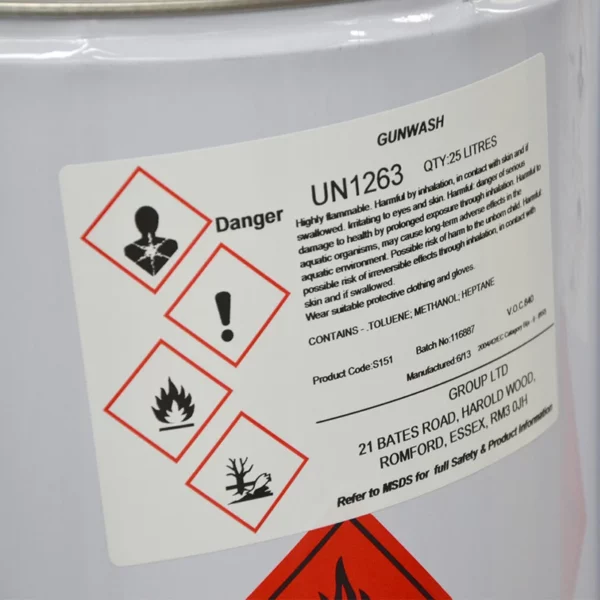 étiquette clp produit chimique adr produit dangereux personnalisée 2