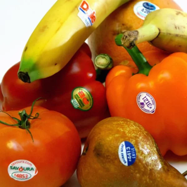 étiquette contact alimentaire fruits personnalisée